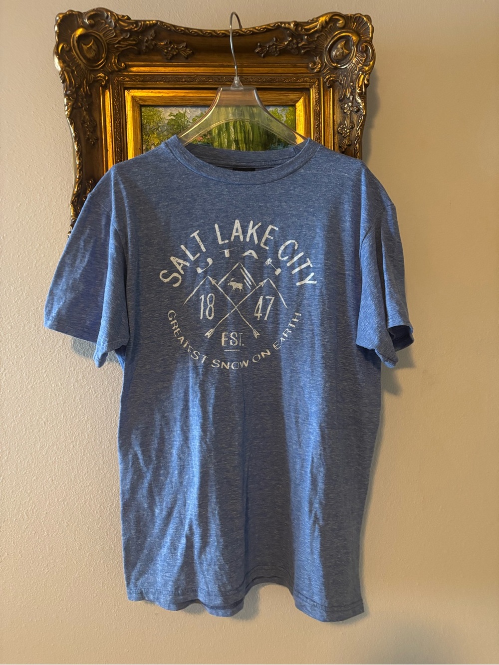 Salt Lake City Graphic Short Sleeve Tee - Blue